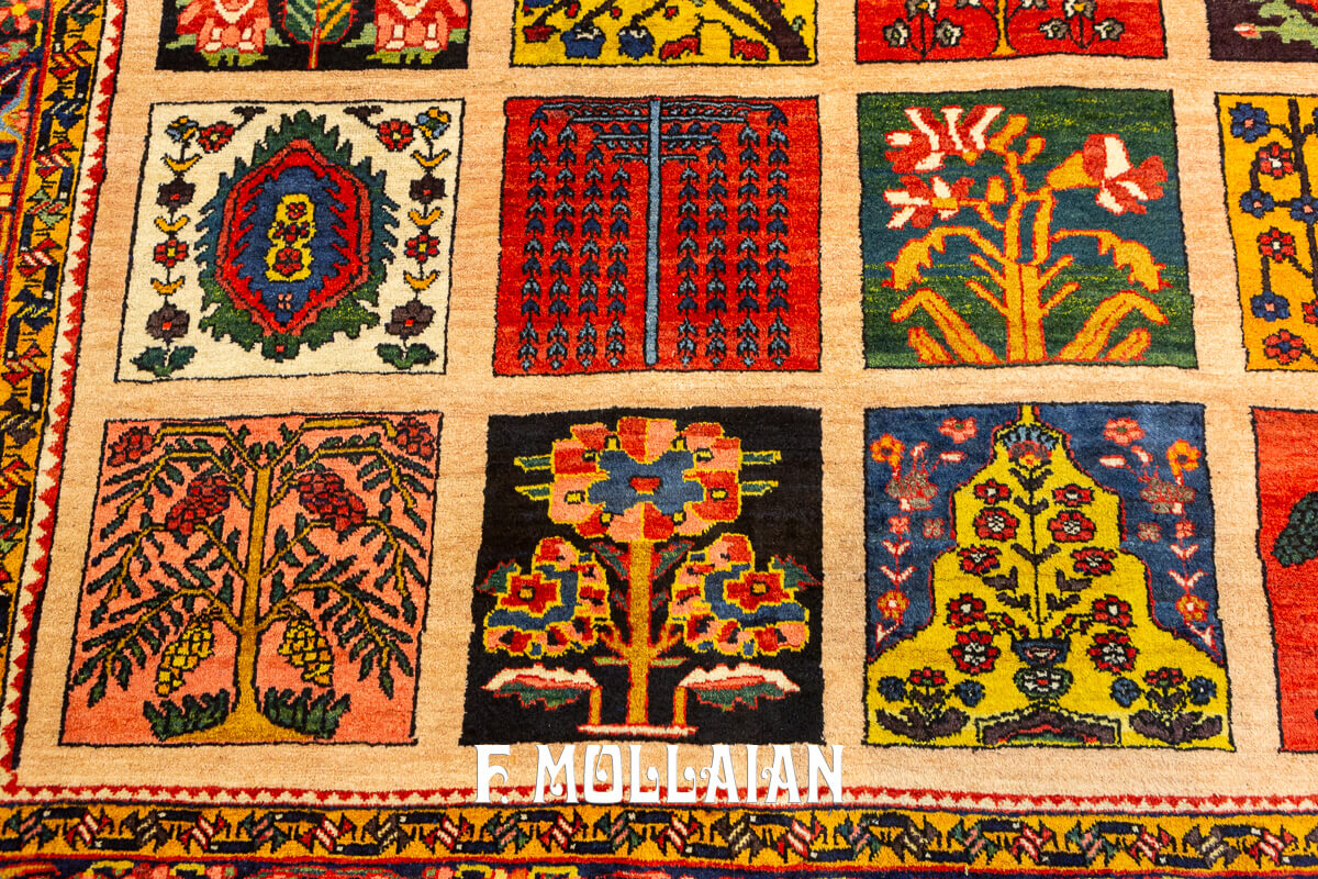 Bakhtiari Rug Very Large Garden Design n°:818996